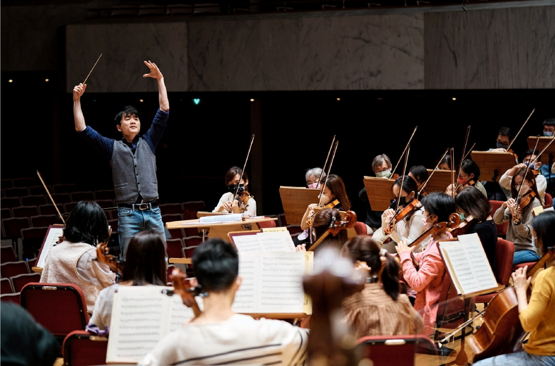 Young condutor rehearsaled with NSO