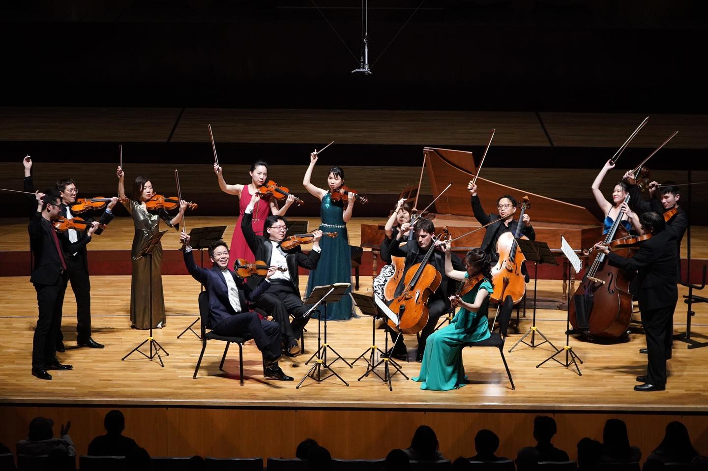 室內樂演出結束時刻