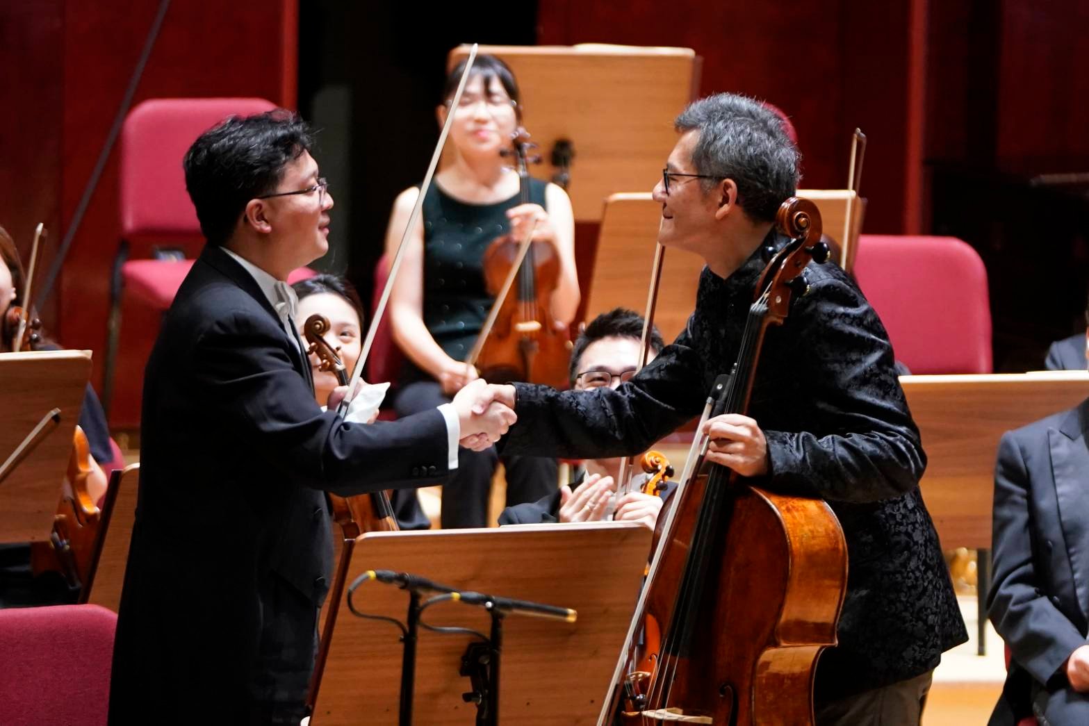 Miguel Harth-Bedoya, conductor & Wen-Sinn Yang, cello